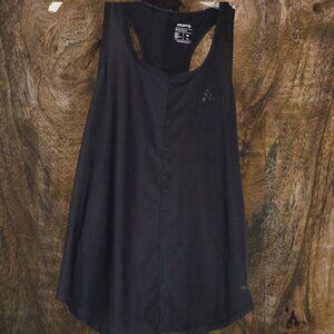 Craft, Razor Back Tank, Running, Sport, Dri-wick, N/without tags, Black, Medium